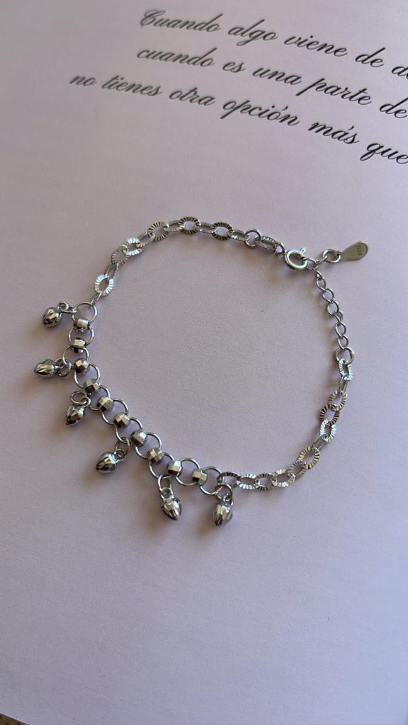 PULSERA HEARTS AND BALLS